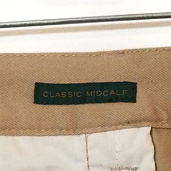 **SOLD** Ralph Lauren Tan Classic Mid-calf Capri - Picture 4 of 6